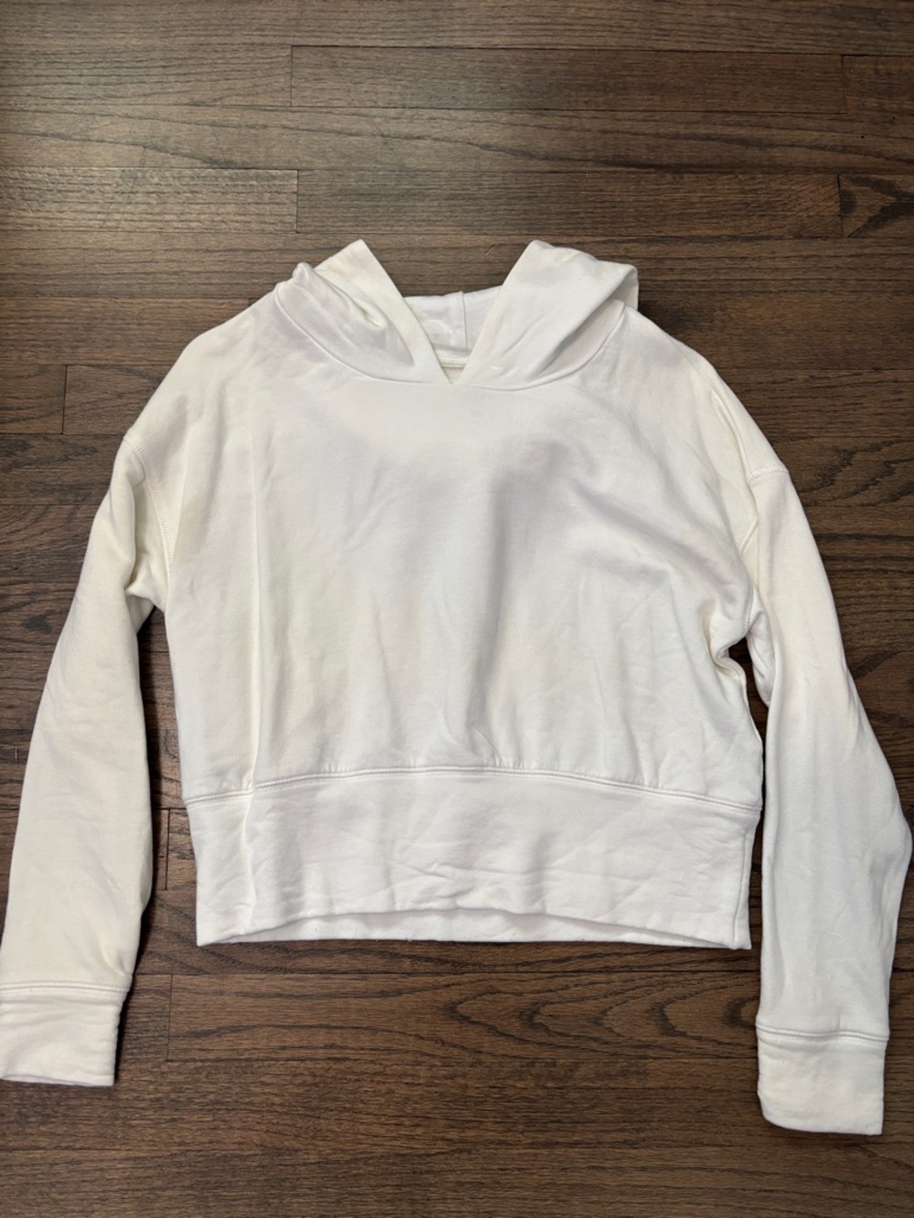 Elegant white Women's Hoodie - Picture 3 of 11